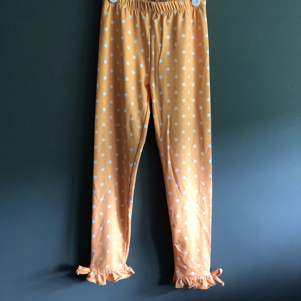 Millie Loves Lily Yellow & White Polka Dot